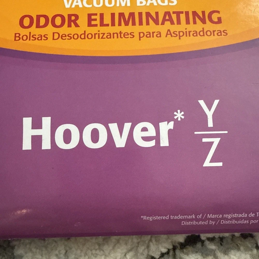 Arm & Hammer Hoover Y & Z Odor Eliminating Vacuum Bags 62611D - 3 Pack - NEW